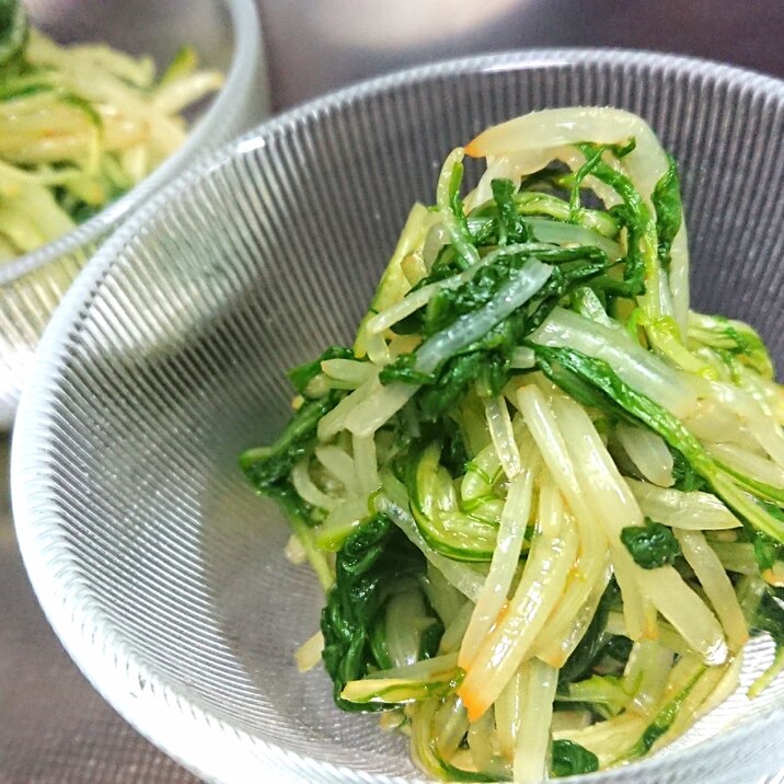 シャキシャキ美味しい!簡単シンプル★水菜の辛子和え